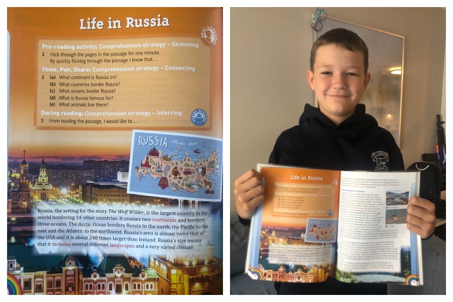 Фото Йошкар-Олы напечатано в ирландском учебнике по английском языку