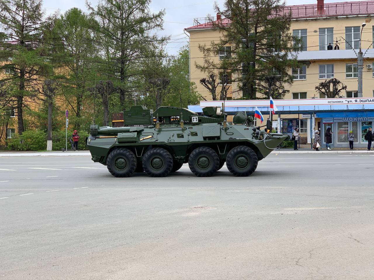 В Йошкар-Оле прошла репетиция парада Победы с участием военной техникой |  03.05.2024 | Йошкар-Ола - БезФормата