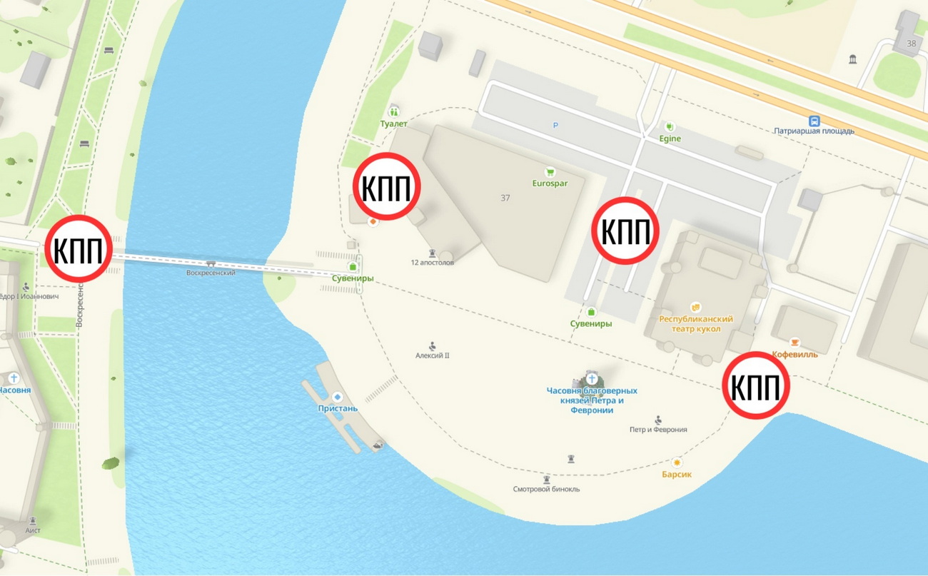 На главной площадке Дня города Йошкар-Олы будут установлены КПП